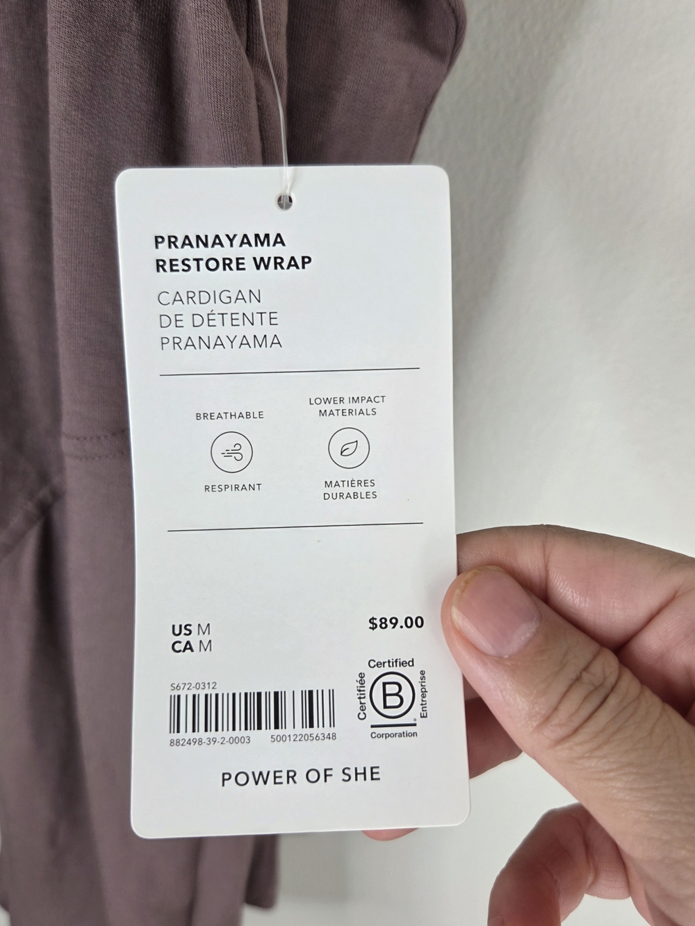 Athleta Pranayama Restore Wrap Cardigan - Picture 10 of 12